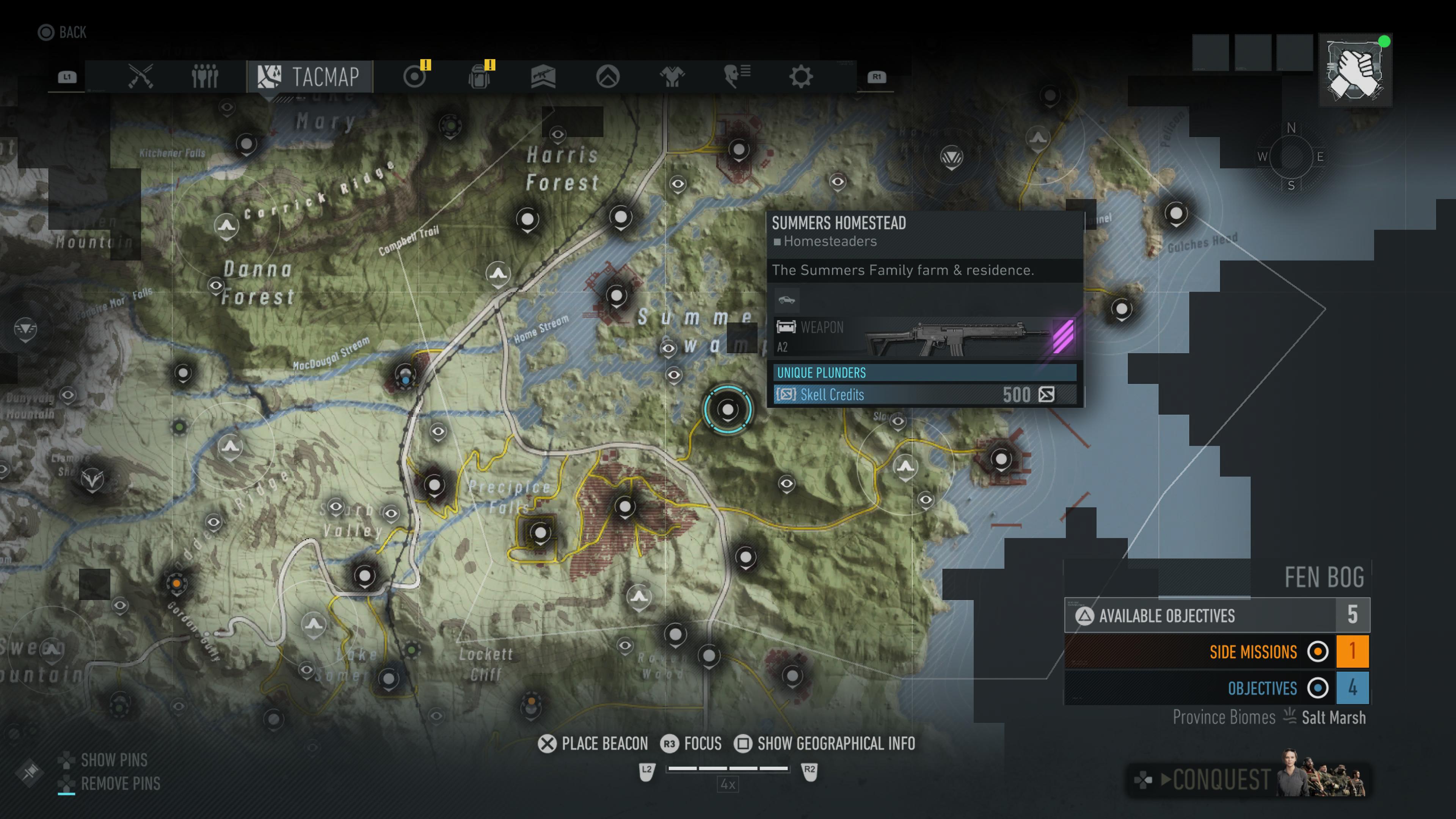 Summers Homestead Map